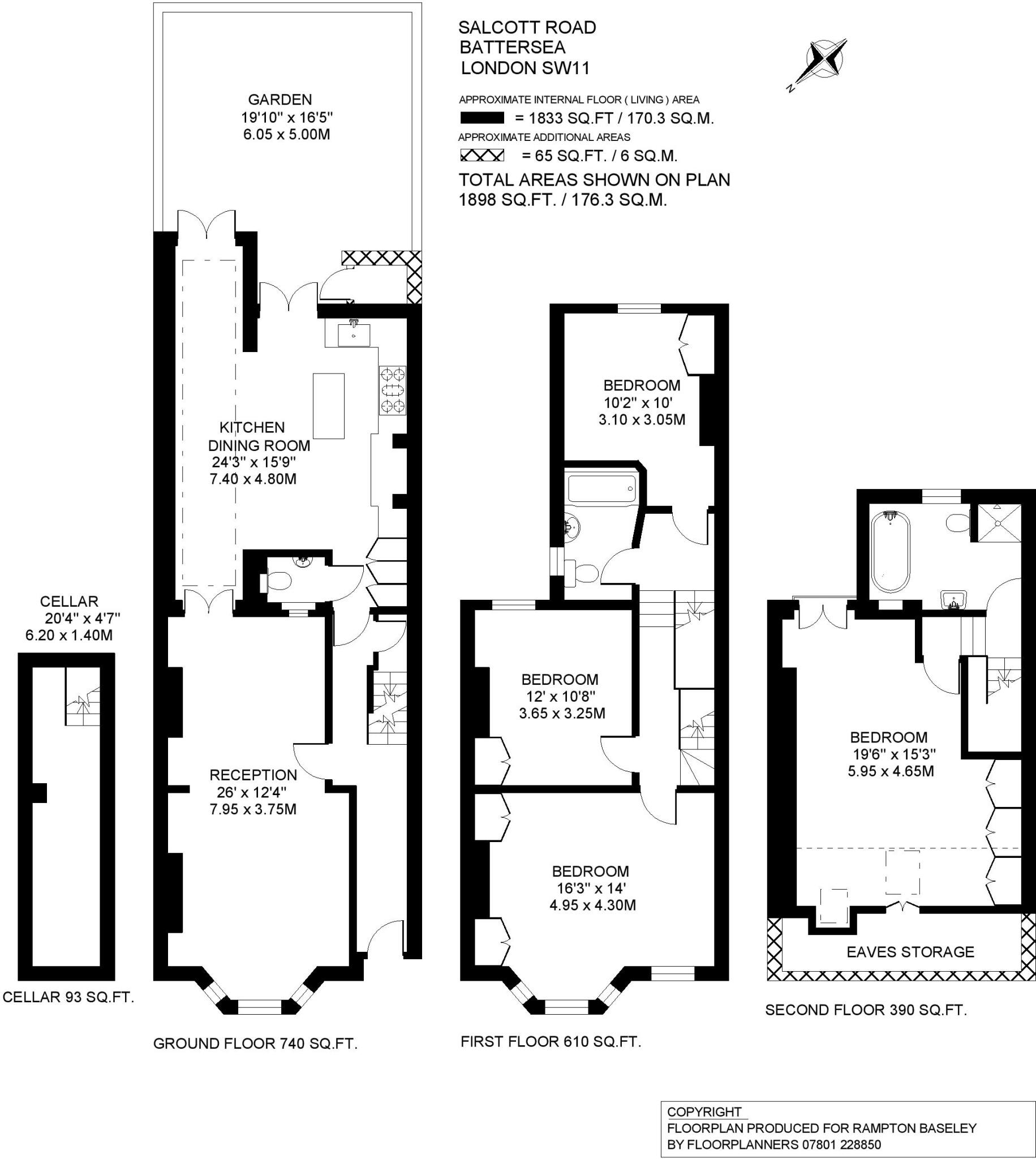 Salcott Road, London, SW11 floorplan