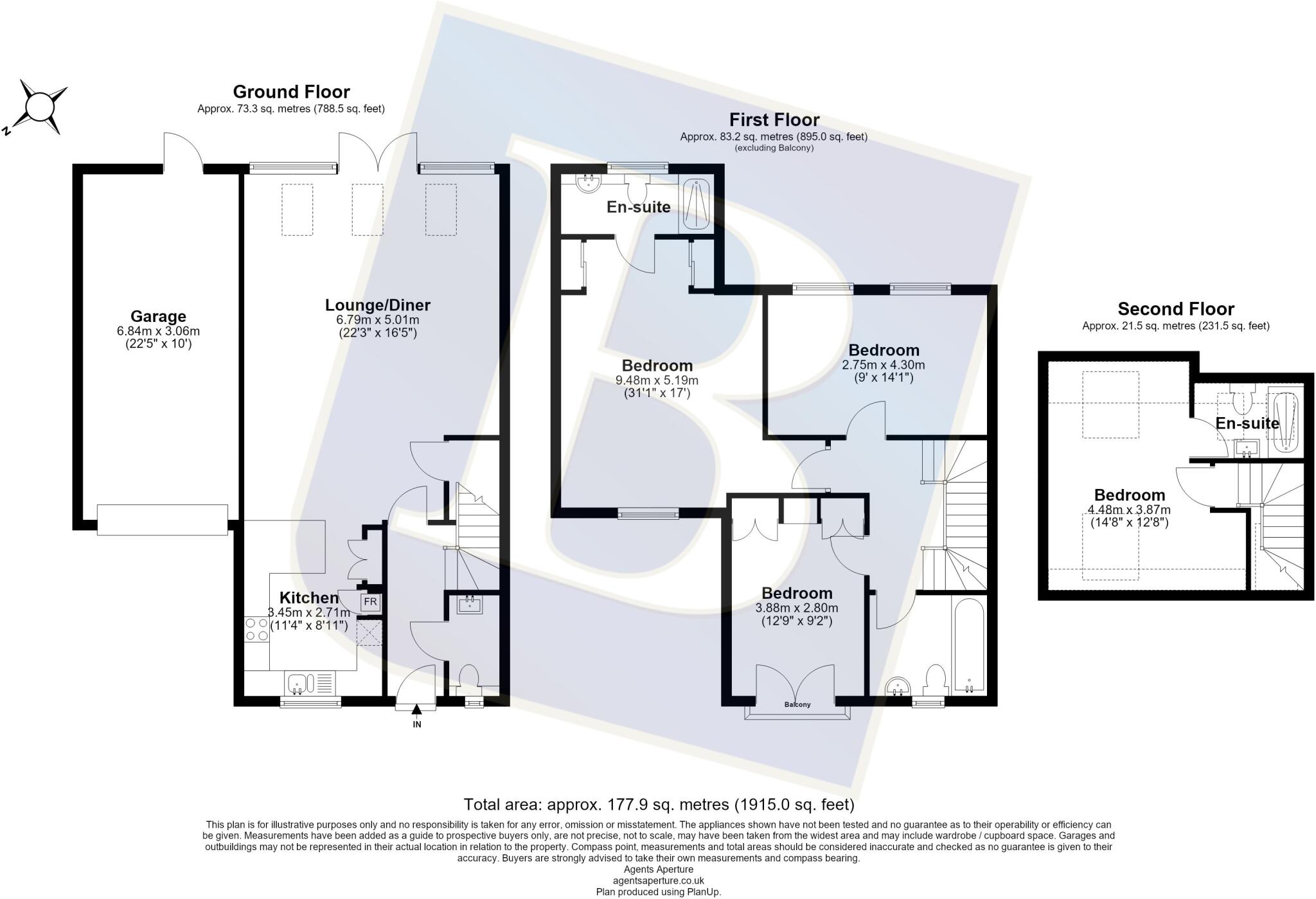 Marlowe Close, Northfleet, Gravesend, Kent, DA11 floorplan