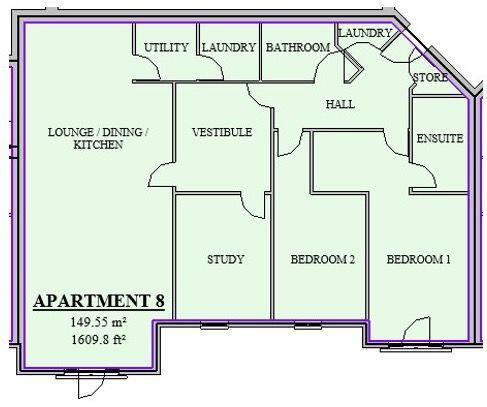 Beaumaris, LL58 8AZ floorplan