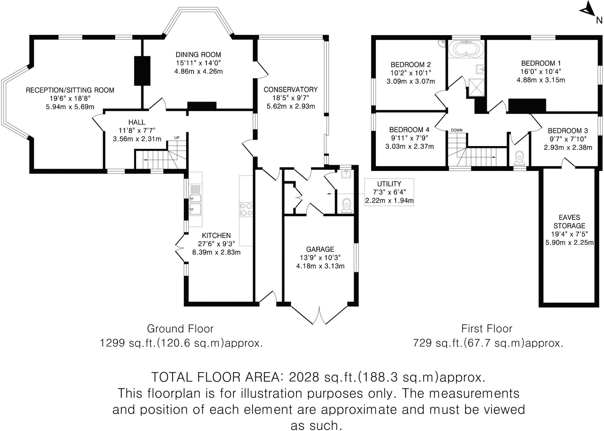 Barleycroft Green, Welwyn Garden City, Hertfordshire, AL8 floorplan