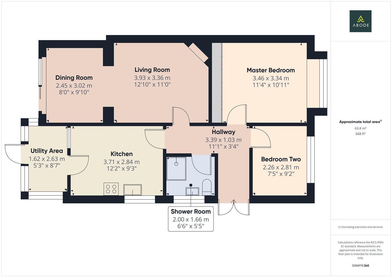 Hopley Road, Anslow, Burton-on-Trent DE13 9PY floorplan