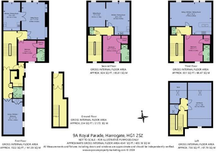 Royal Parade, Harrogate floorplan