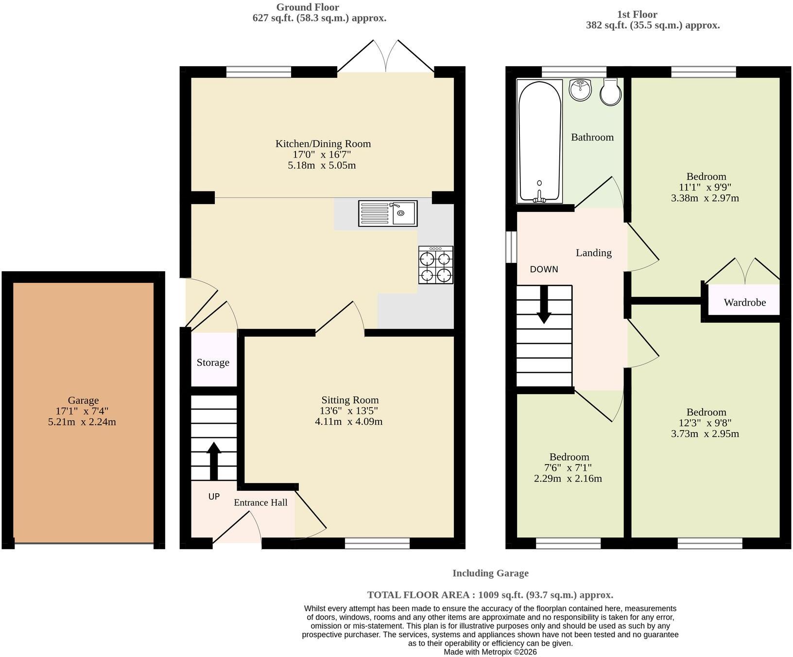 Harbord Close, North Walsham floorplan