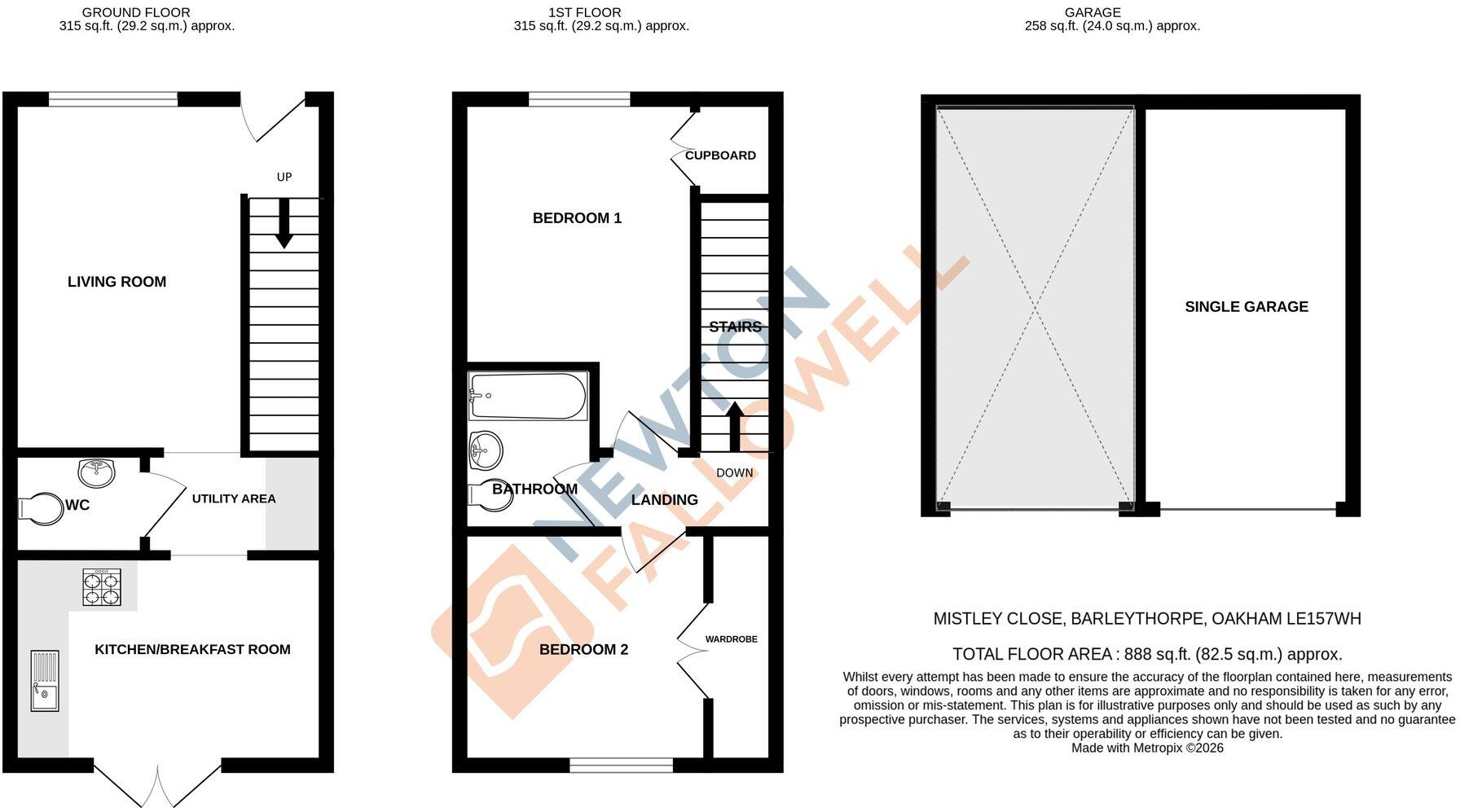 Mistley Close, Barleythorpe floorplan