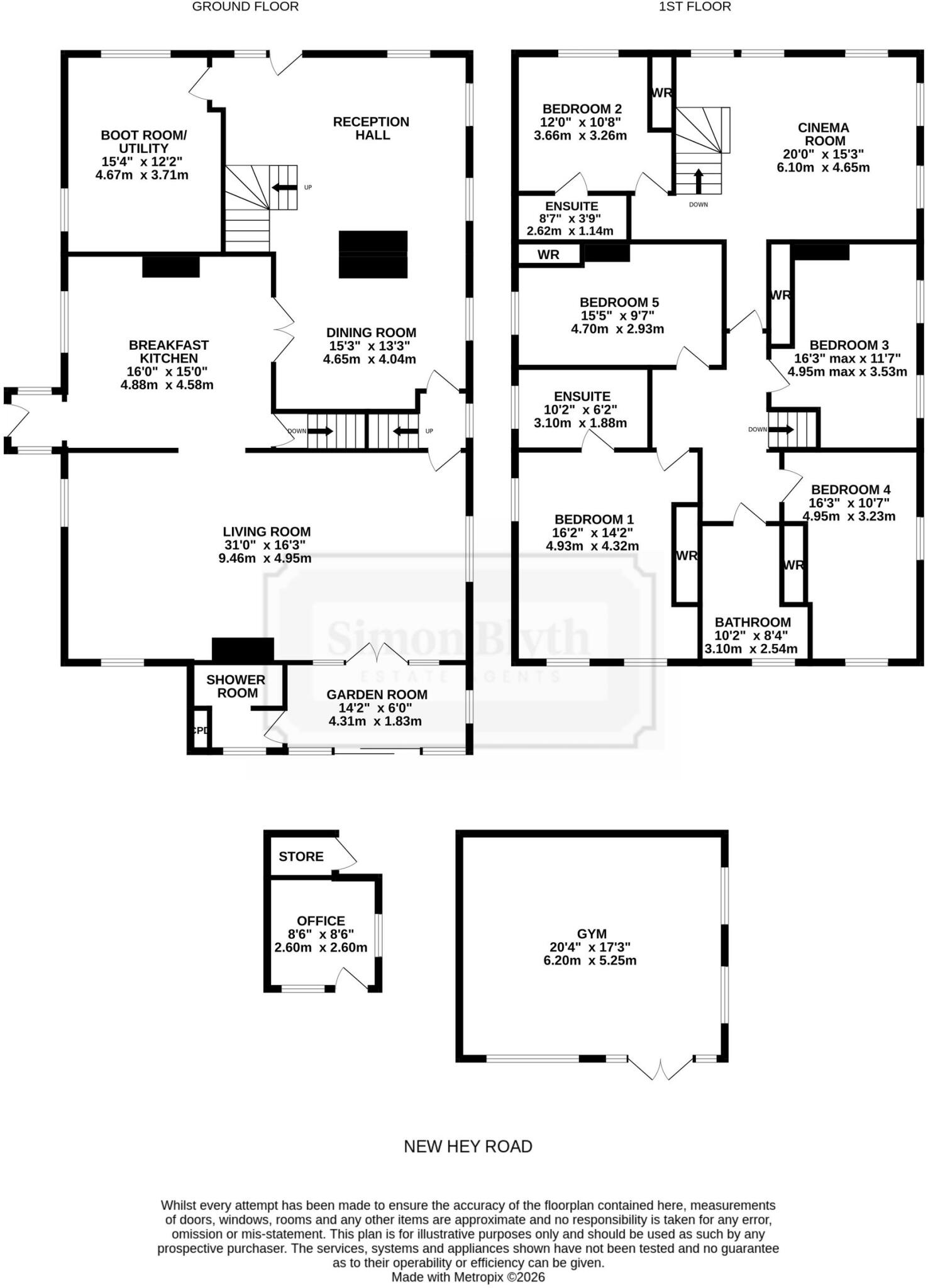 New Hey Road, Salendine Nook, HD3 floorplan