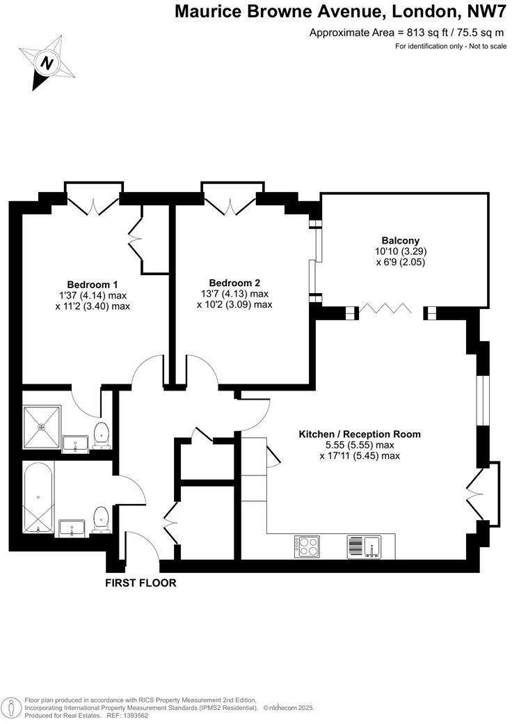 Maurice Browne Avenue, Mill Hill East floorplan