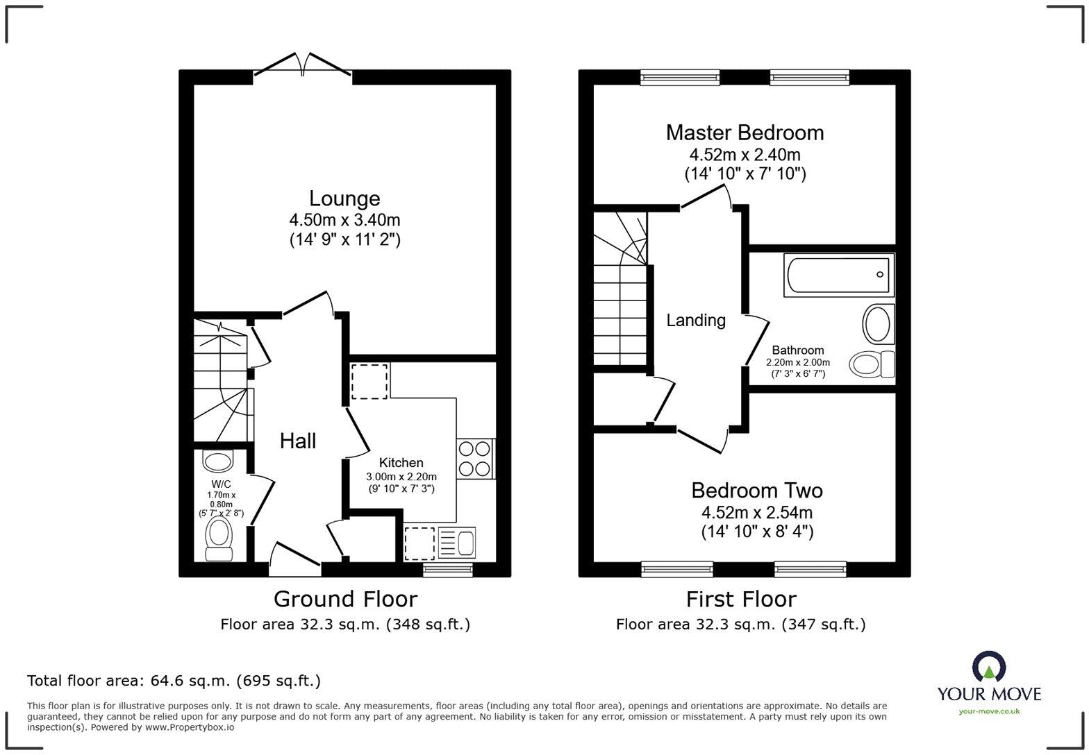 Perry Way, Camborne, Cornwall, TR14 floorplan