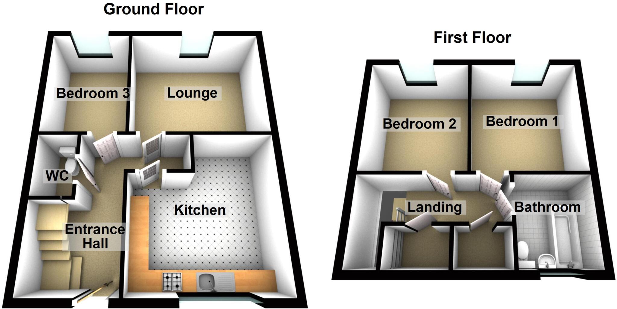 Leighton Square, Alyth, Blairgowrie floorplan