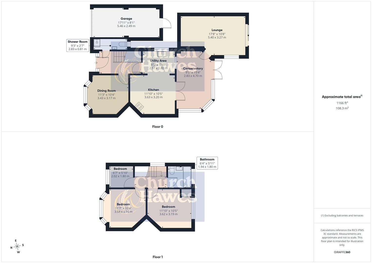 Dorset Avenue, Chelmsford floorplan
