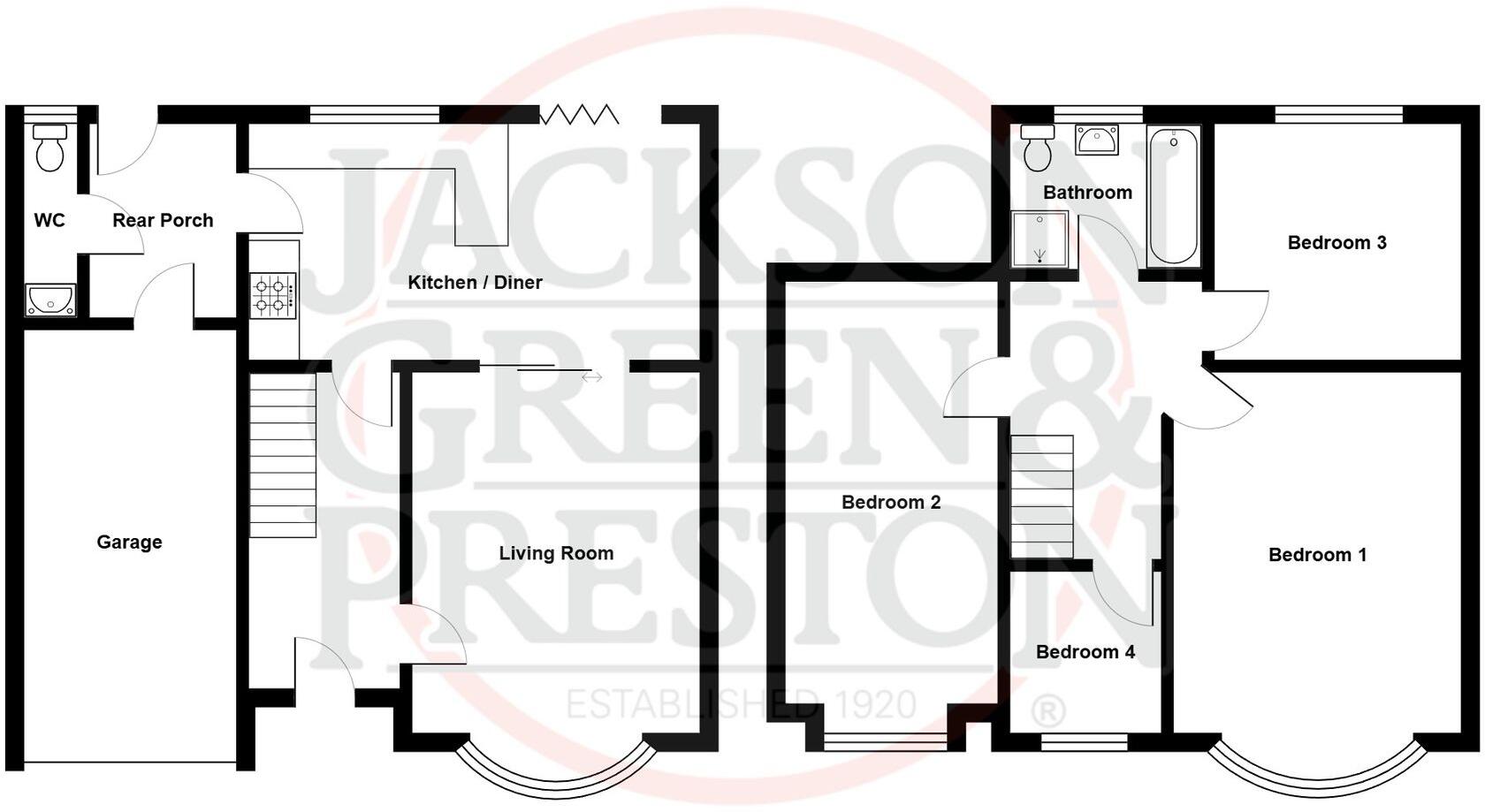 Oak Road, Healing, DN41 floorplan
