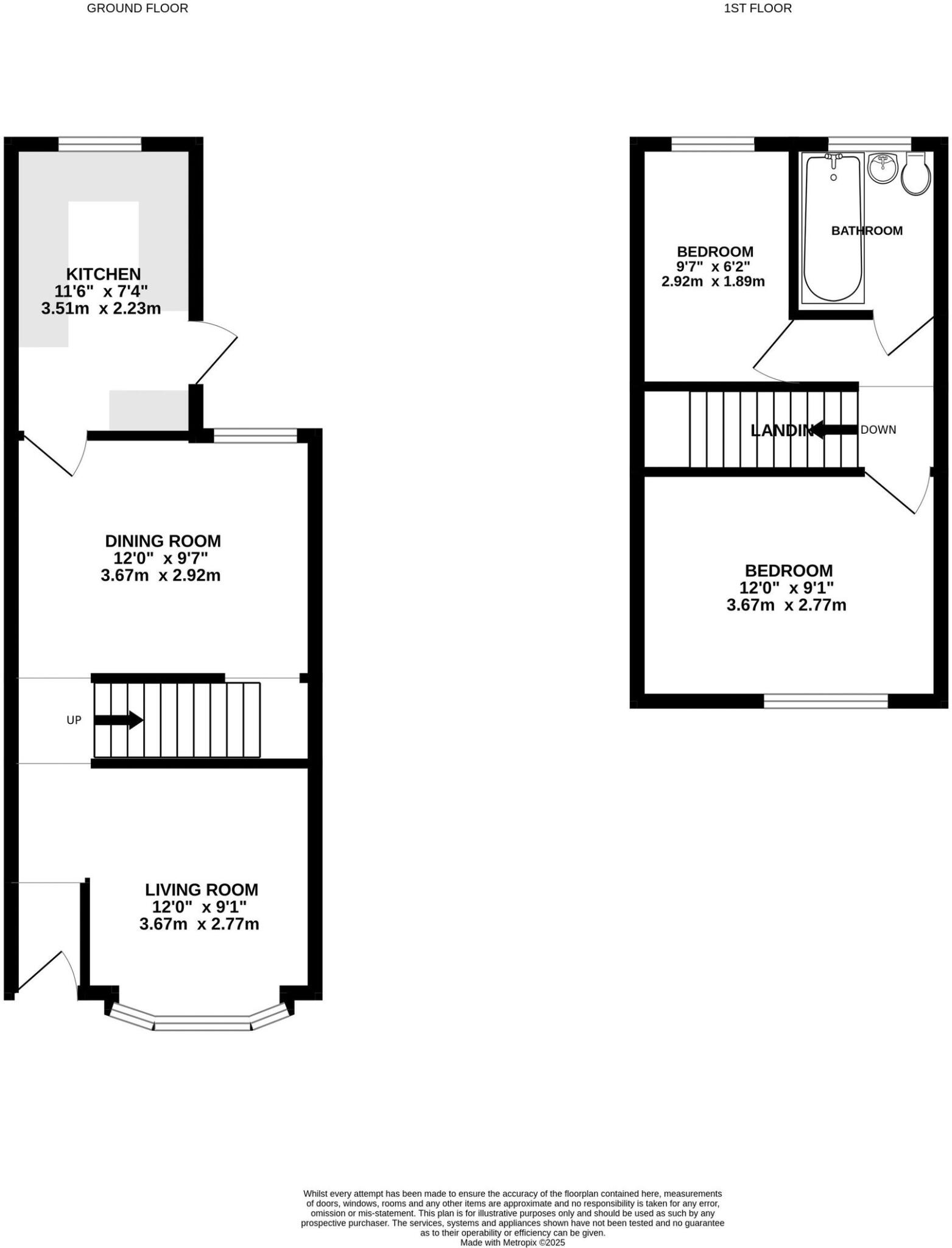 Sutherland Road, Southsea, PO4 floorplan
