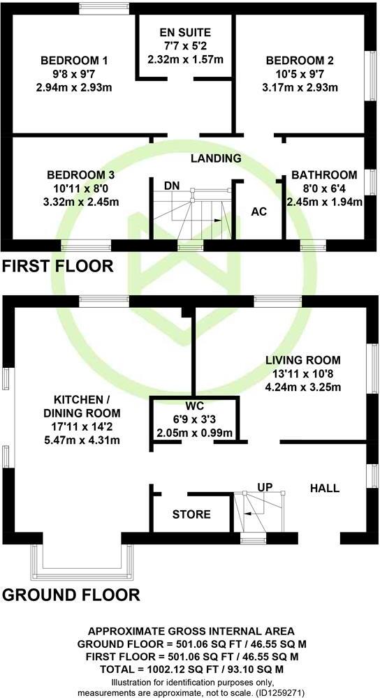 Hill Street, Totton, Hampshire floorplan