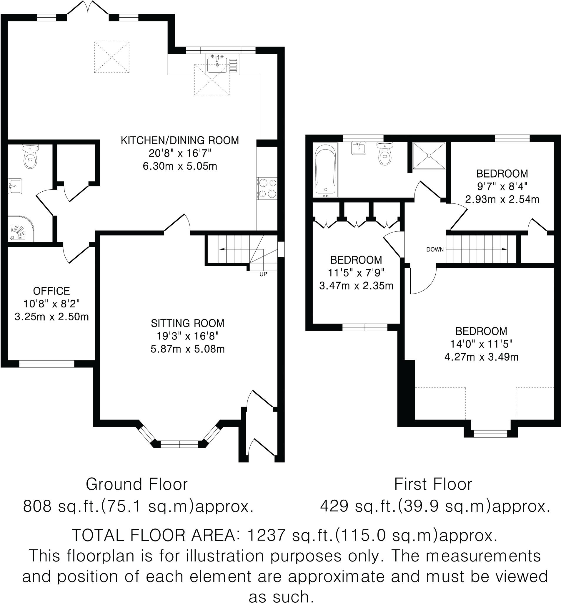 Symonds Road, Hitchin, SG5 floorplan
