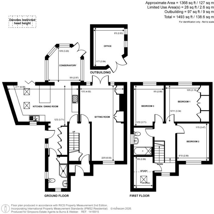 Greenhill Way, Farnham, Surrey, GU9 floorplan