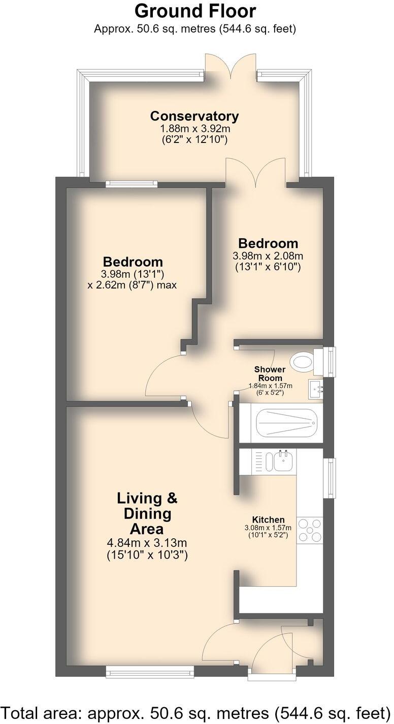 Acacia Crescent, Killamarsh, S21 floorplan