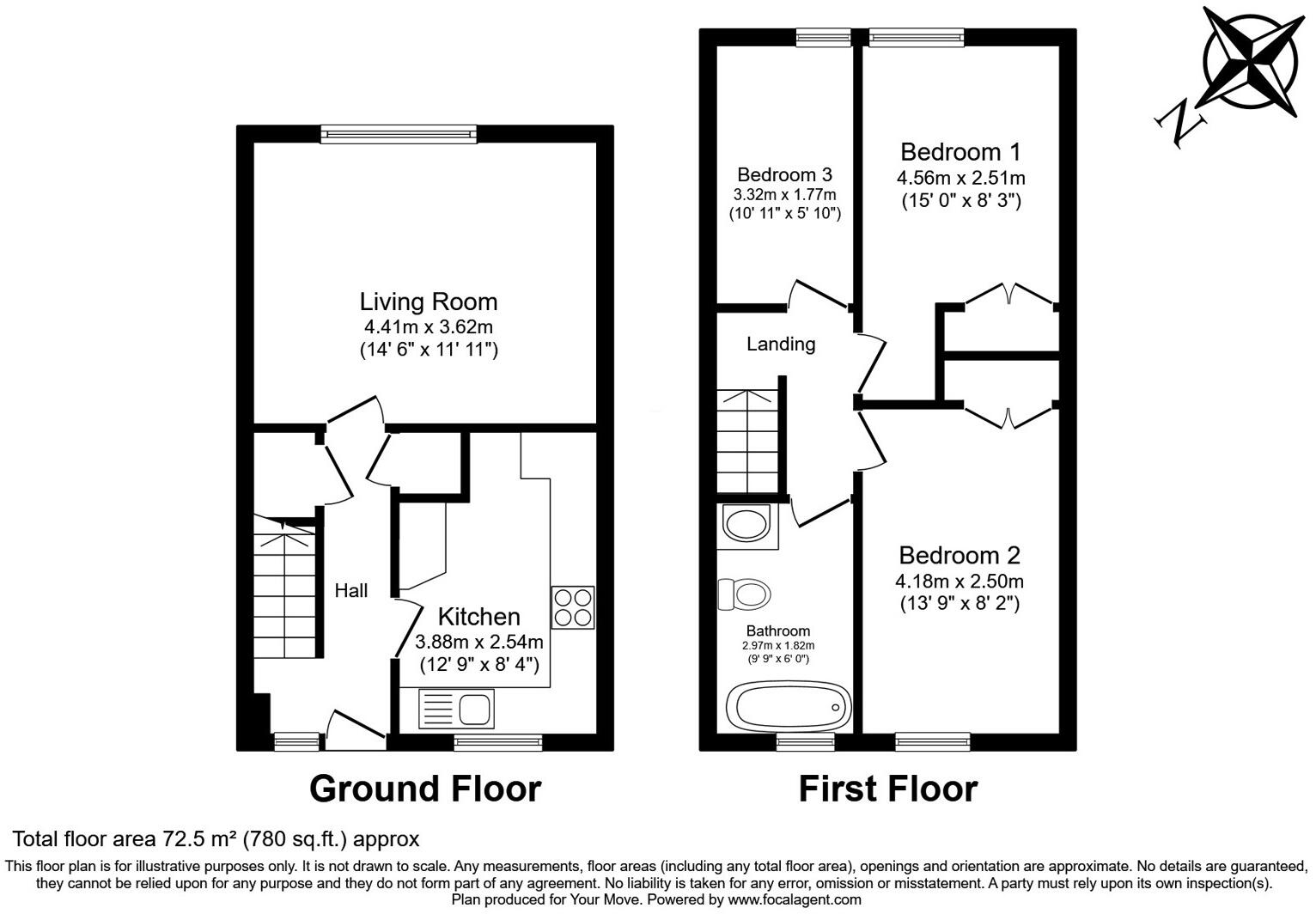 Edgar Road, Whitton, Hounslow, TW4 floorplan