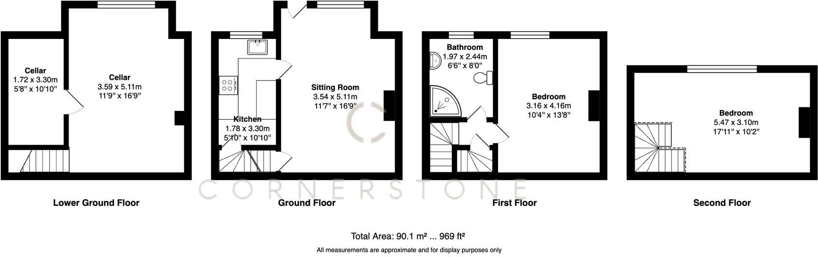 Ravenscar Terrace, Oakwood, Leeds, West Yorkshire. floorplan