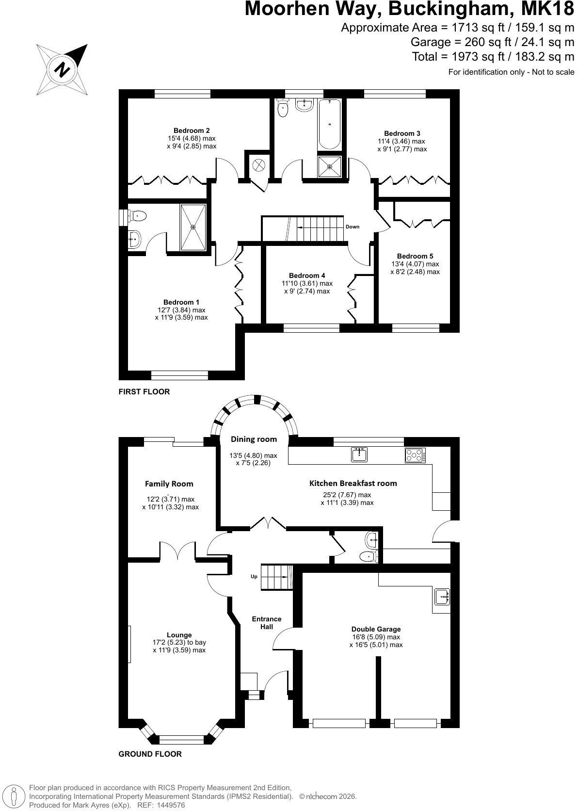 Moorhen Way, Buckingham floorplan