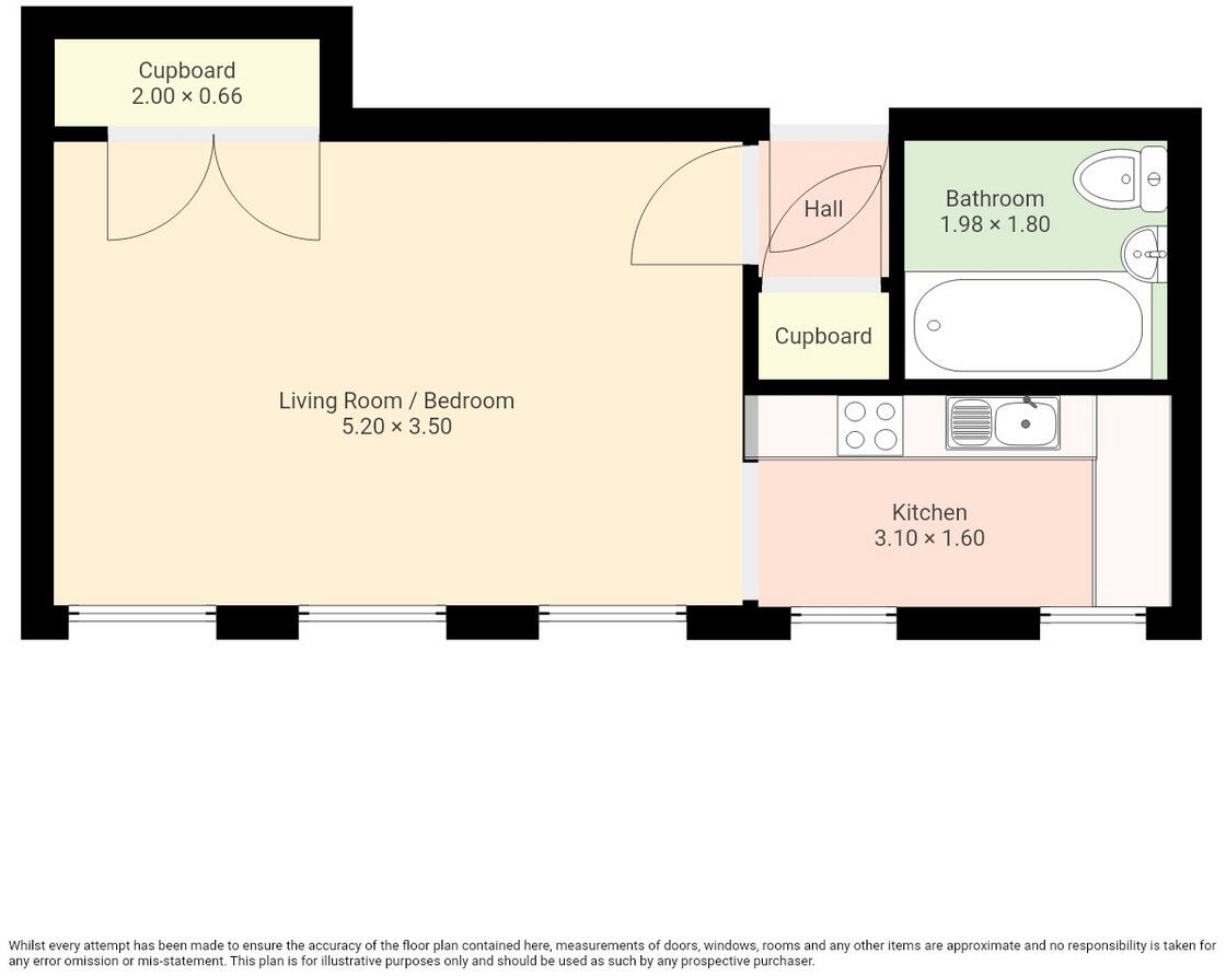 London Road, Glasgow, G40 floorplan