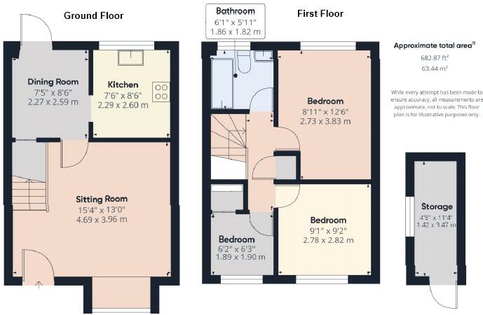 Chapman Way, Cheltenham, Gloucestershire, GL51 floorplan