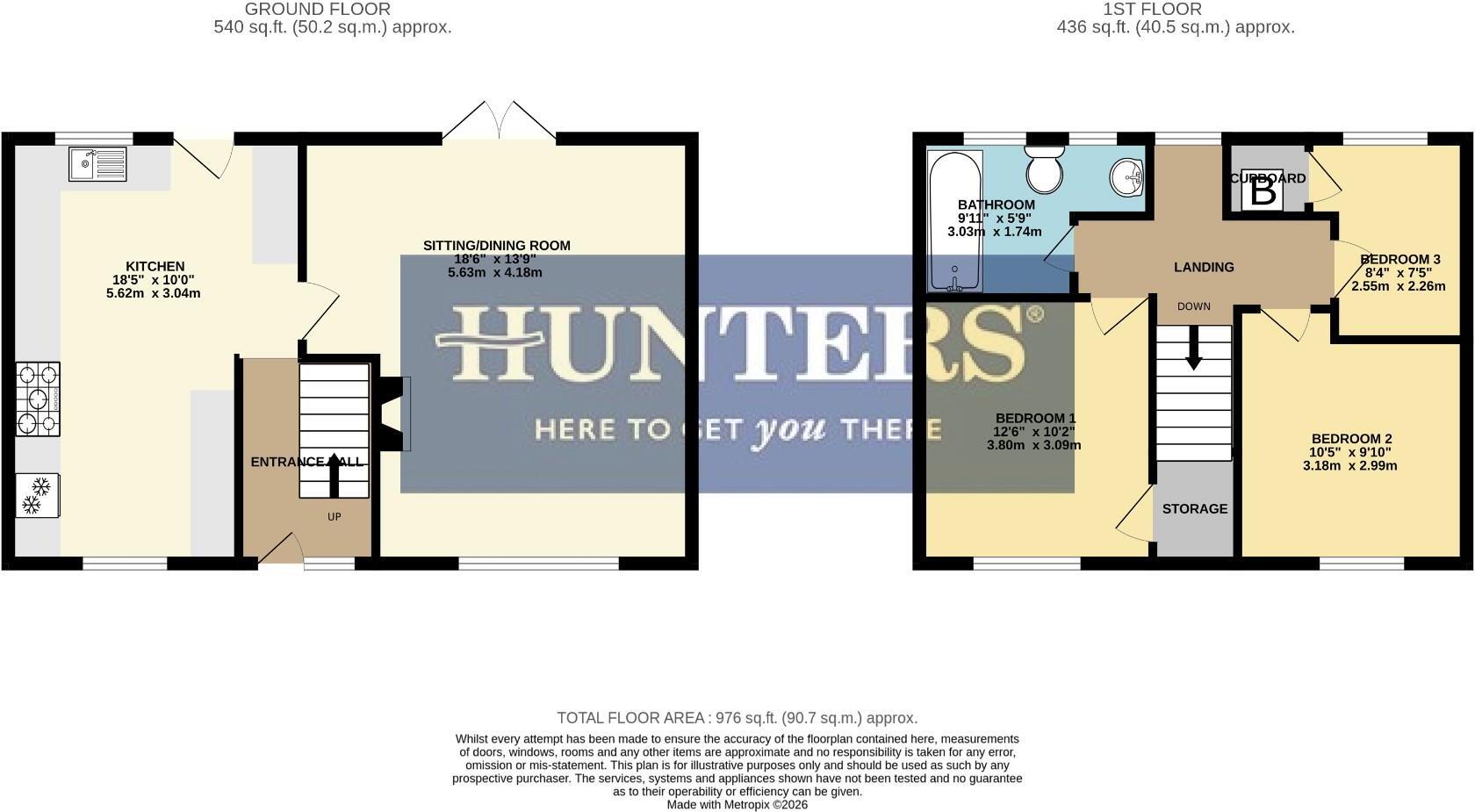 Huntingham Road, Bristol, BS13 8NB floorplan