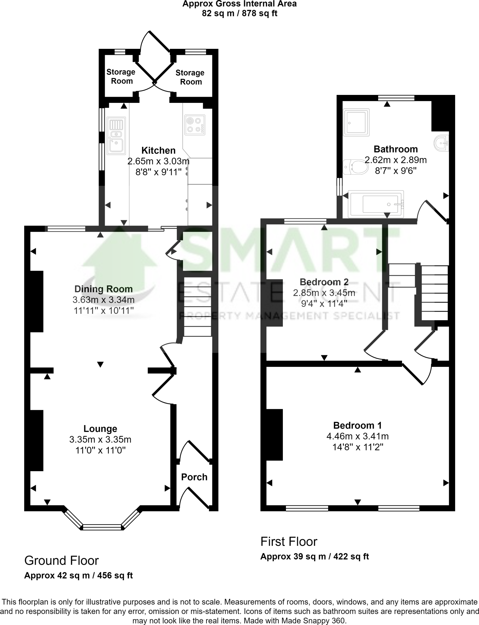 Baker Street, Exeter floorplan