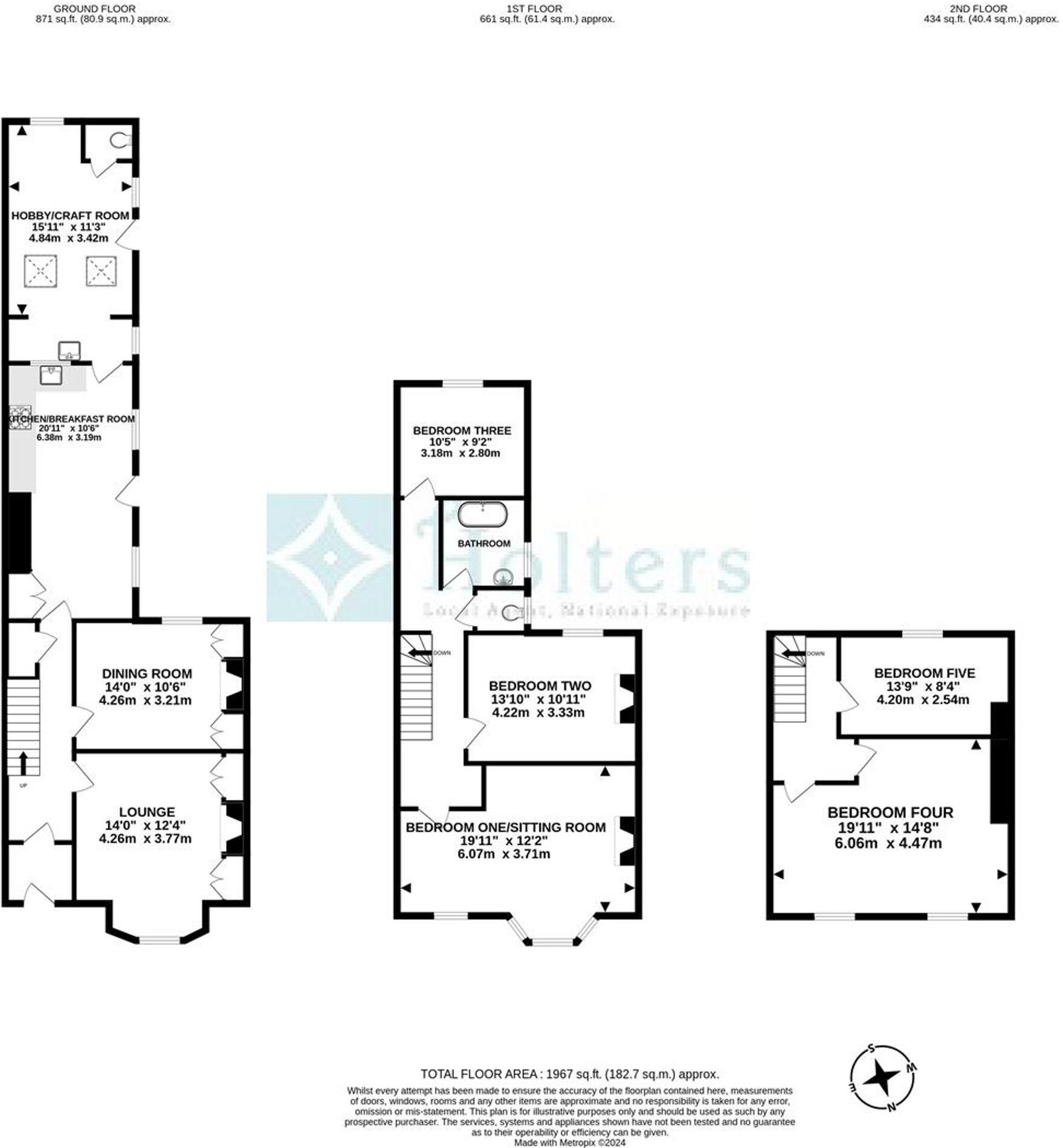 North Road, Builth Wells, LD2 floorplan