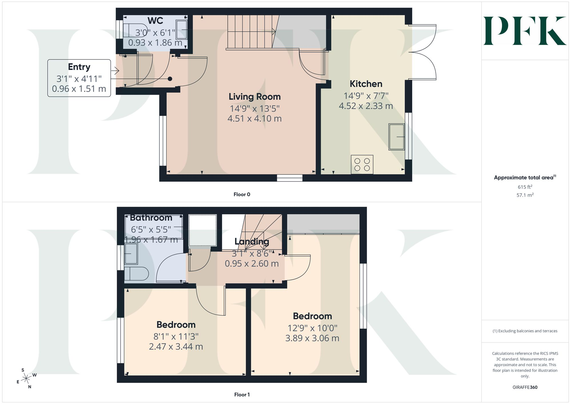 Clarendon Drive, Whitehaven, CA28 floorplan