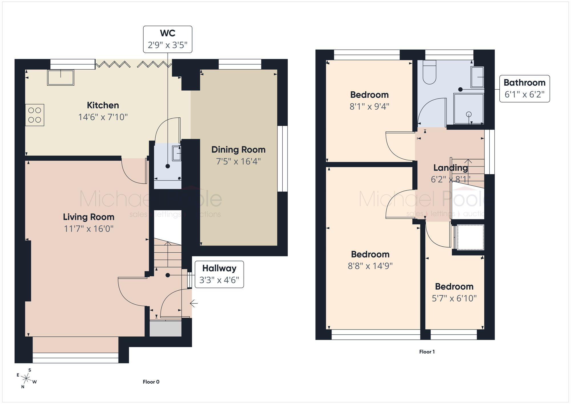 Beaufort Close, Guisborough, TS14 floorplan