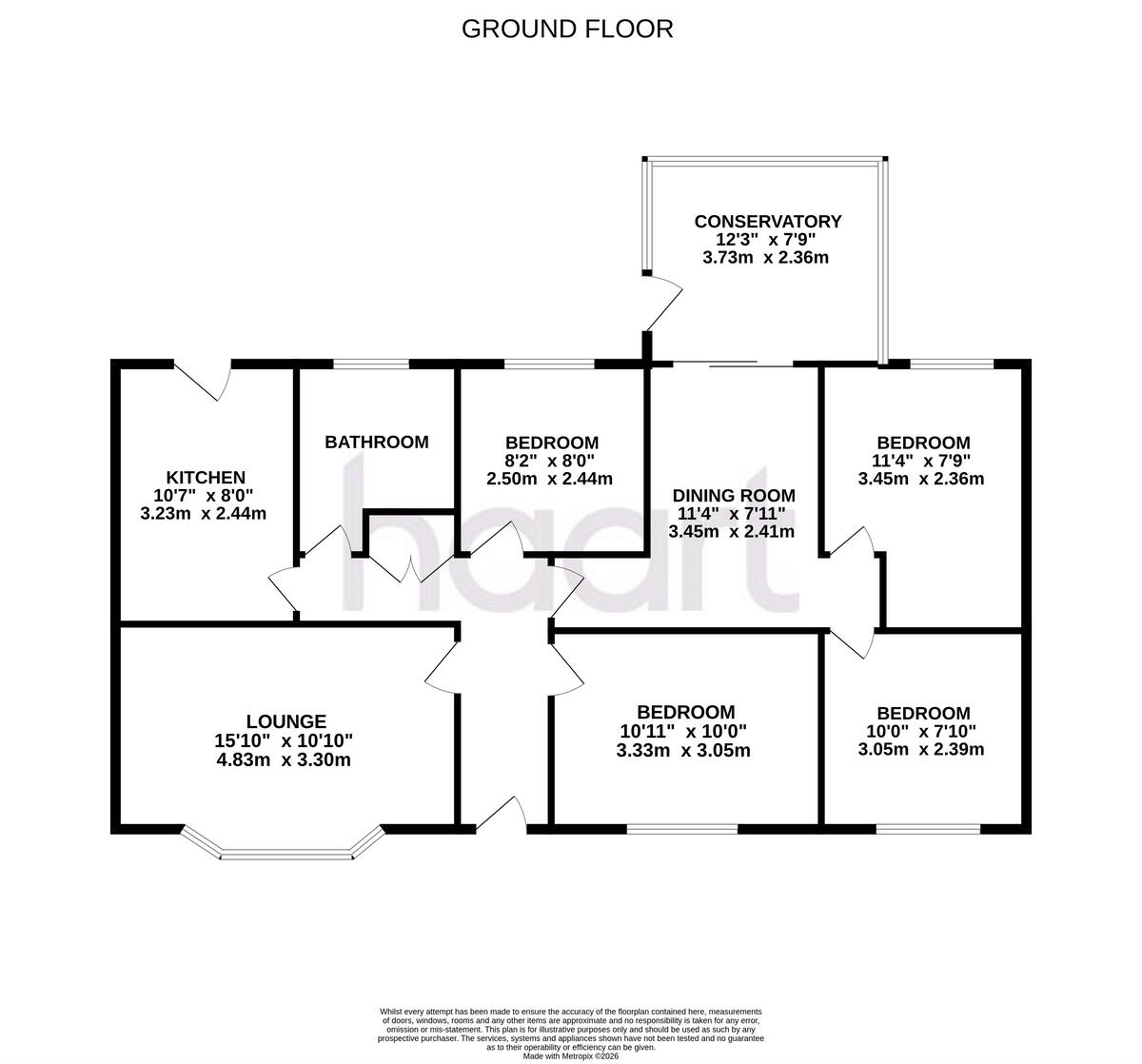 Lime Tree Close, Mattishall floorplan