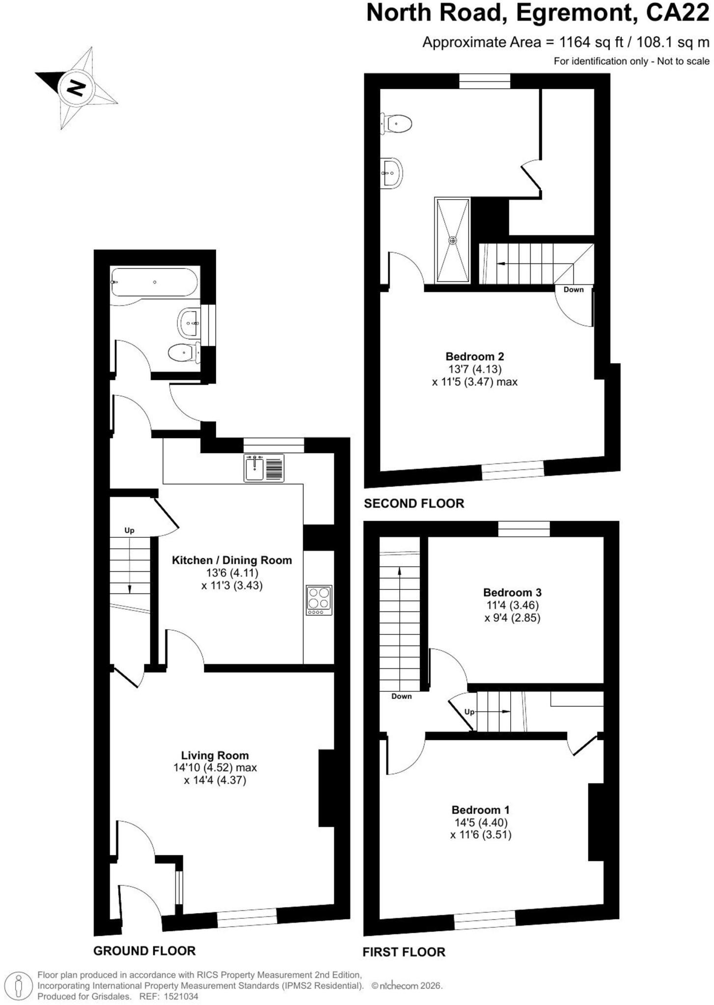 North Road, Egremont, CA22 floorplan