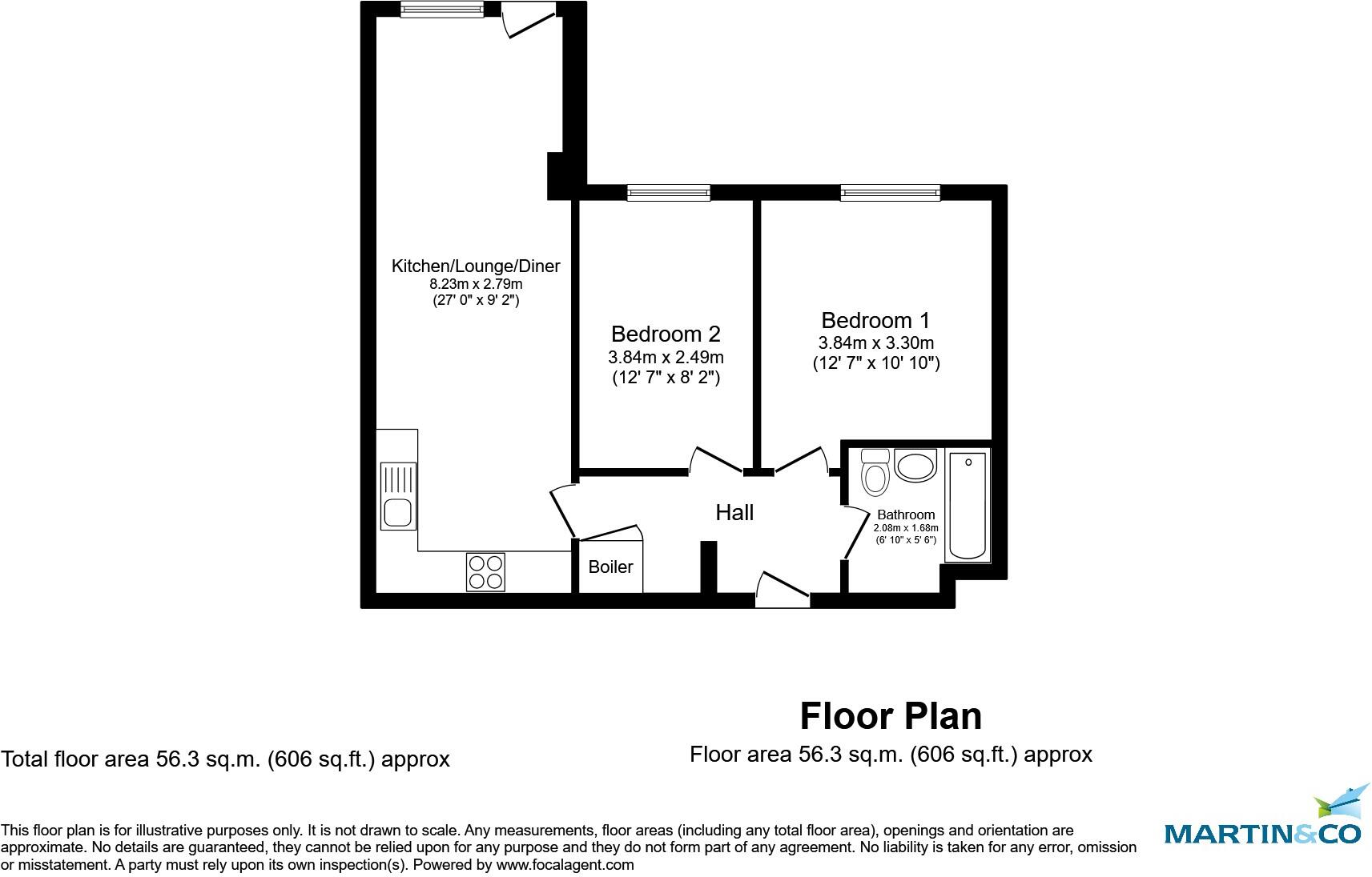 Heron House,Goldington Road floorplan