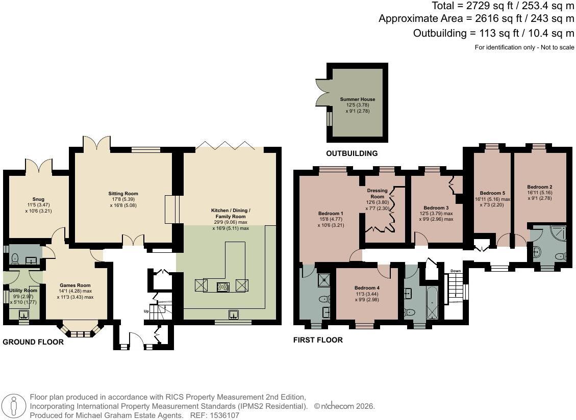 3, The Green, Roade, Northamptonshire, NN7 floorplan