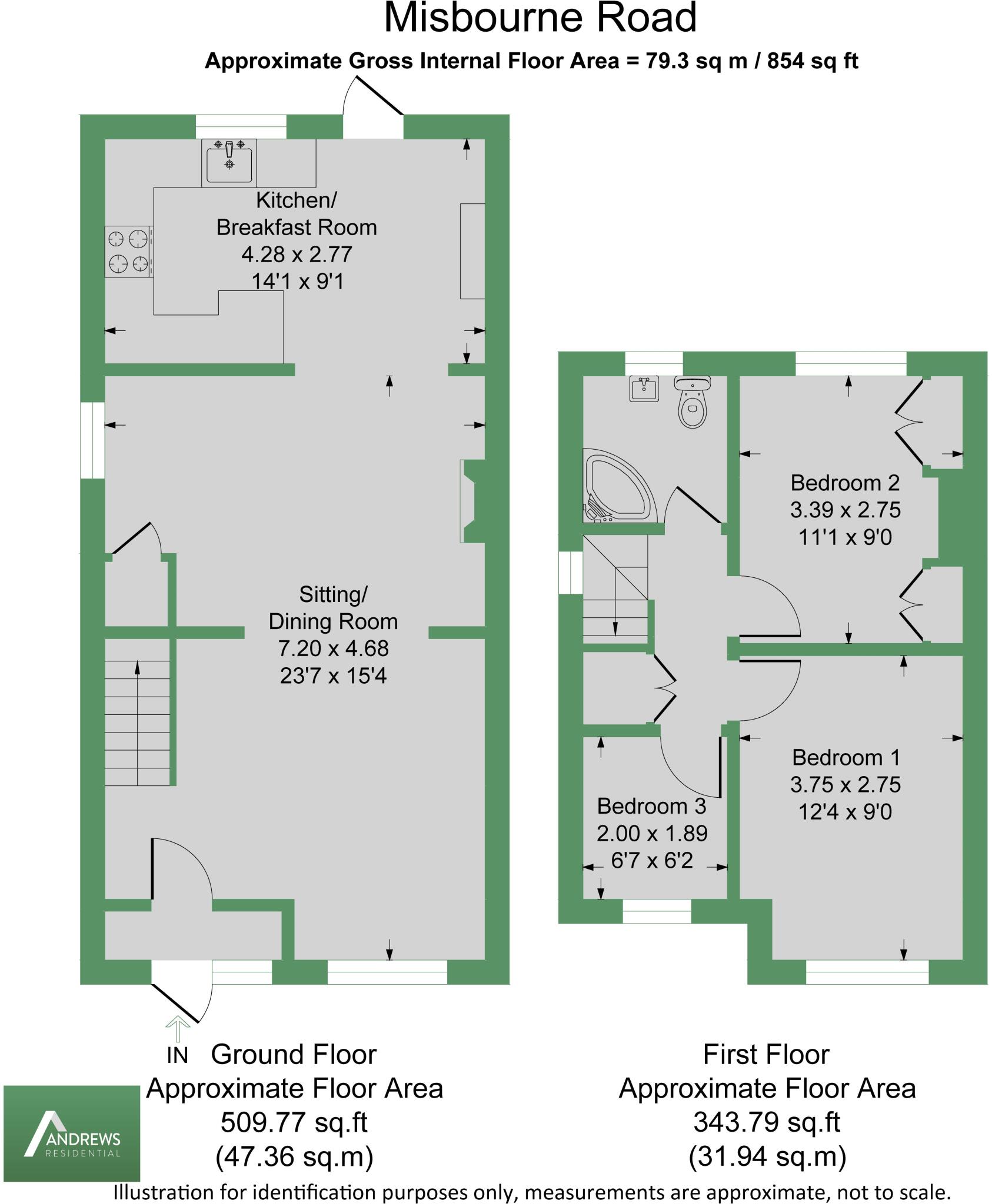Misbourne Road, Hillingdon floorplan