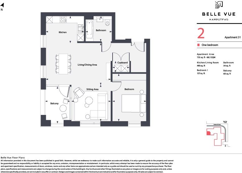 Rowland Hill Street,
Hampstead,
London,
NW3 floorplan