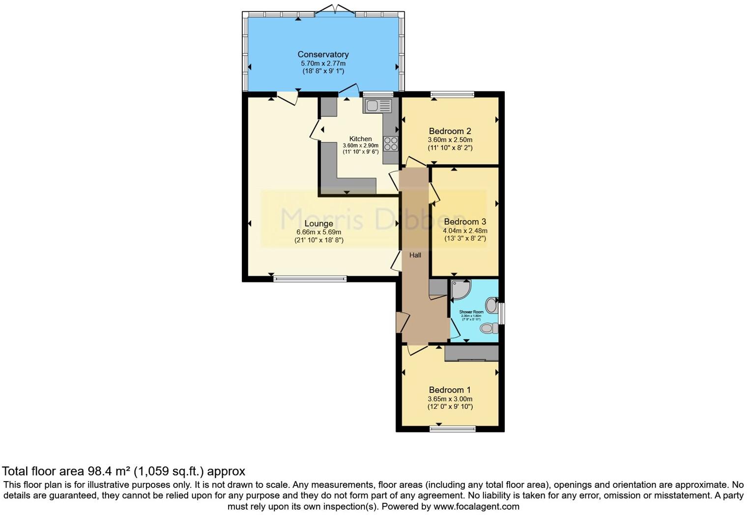 Celandine Avenue, Waterlooville, Hampshire, PO8 floorplan