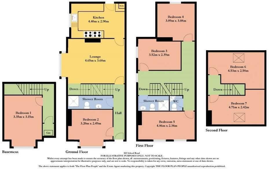 152 School Road, Crookesmoor, S10 1GL floorplan
