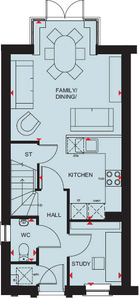 Meadow Hill, 
Hexham Road, 
NE15 floorplan