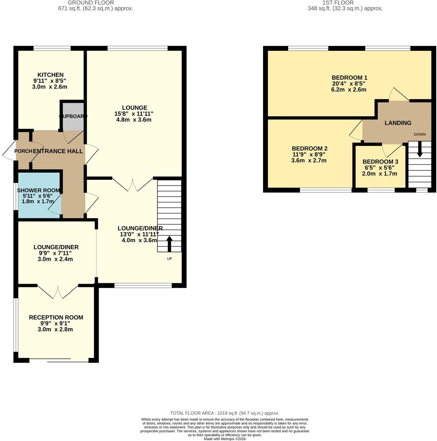 Bembridge Road, Denton, Manchester, Greater Manchester, M34 floorplan