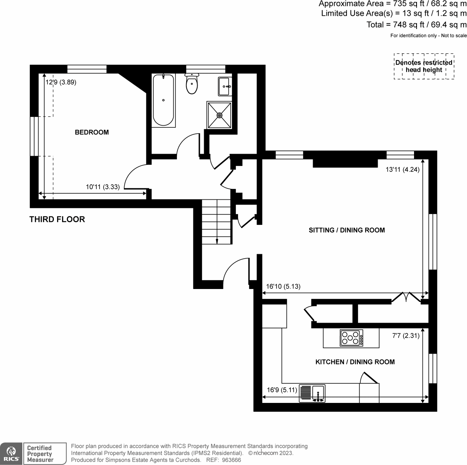 26 Guildown Road, Guildford, GU2 floorplan