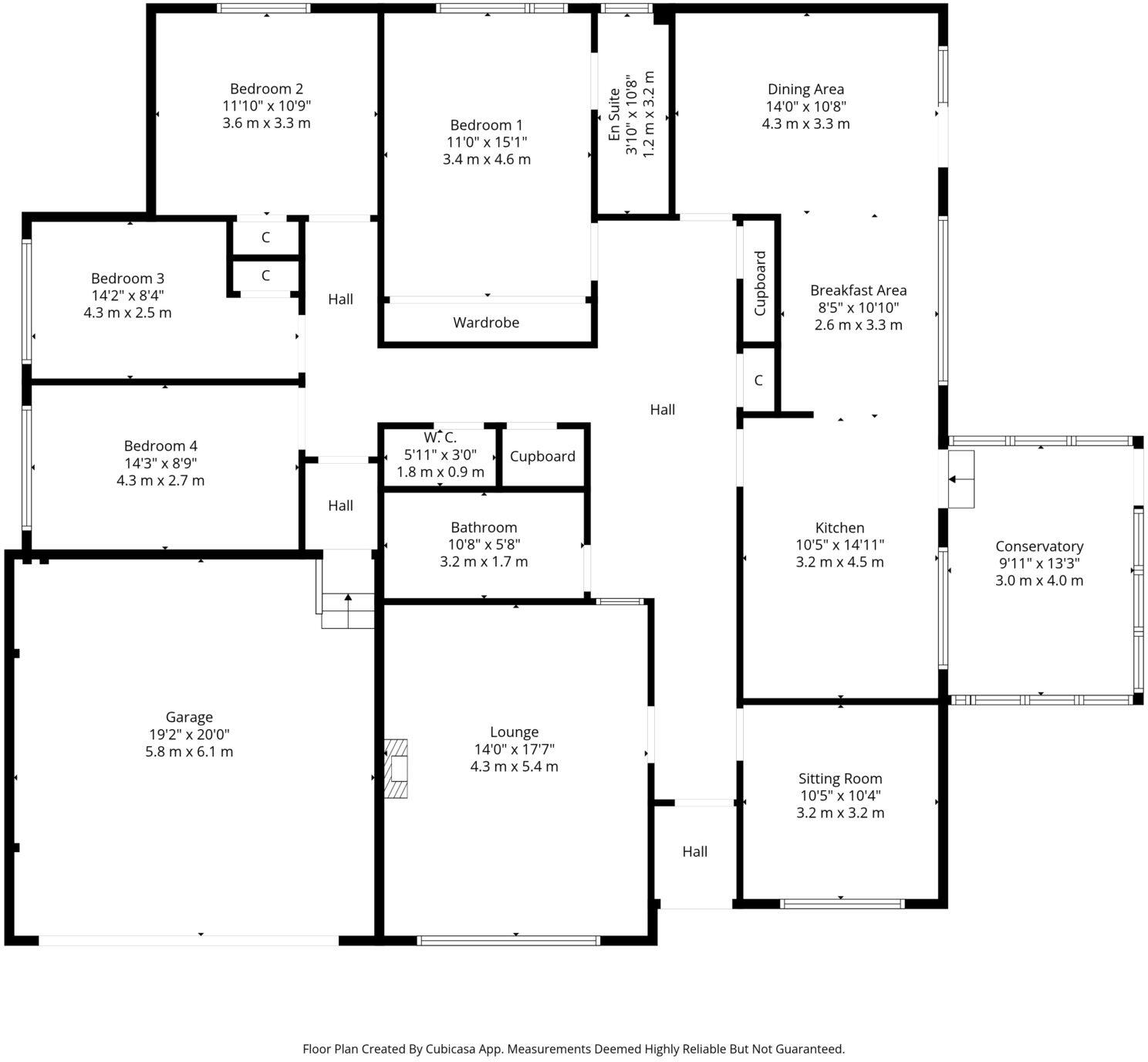 Manse Crescent, Houston floorplan