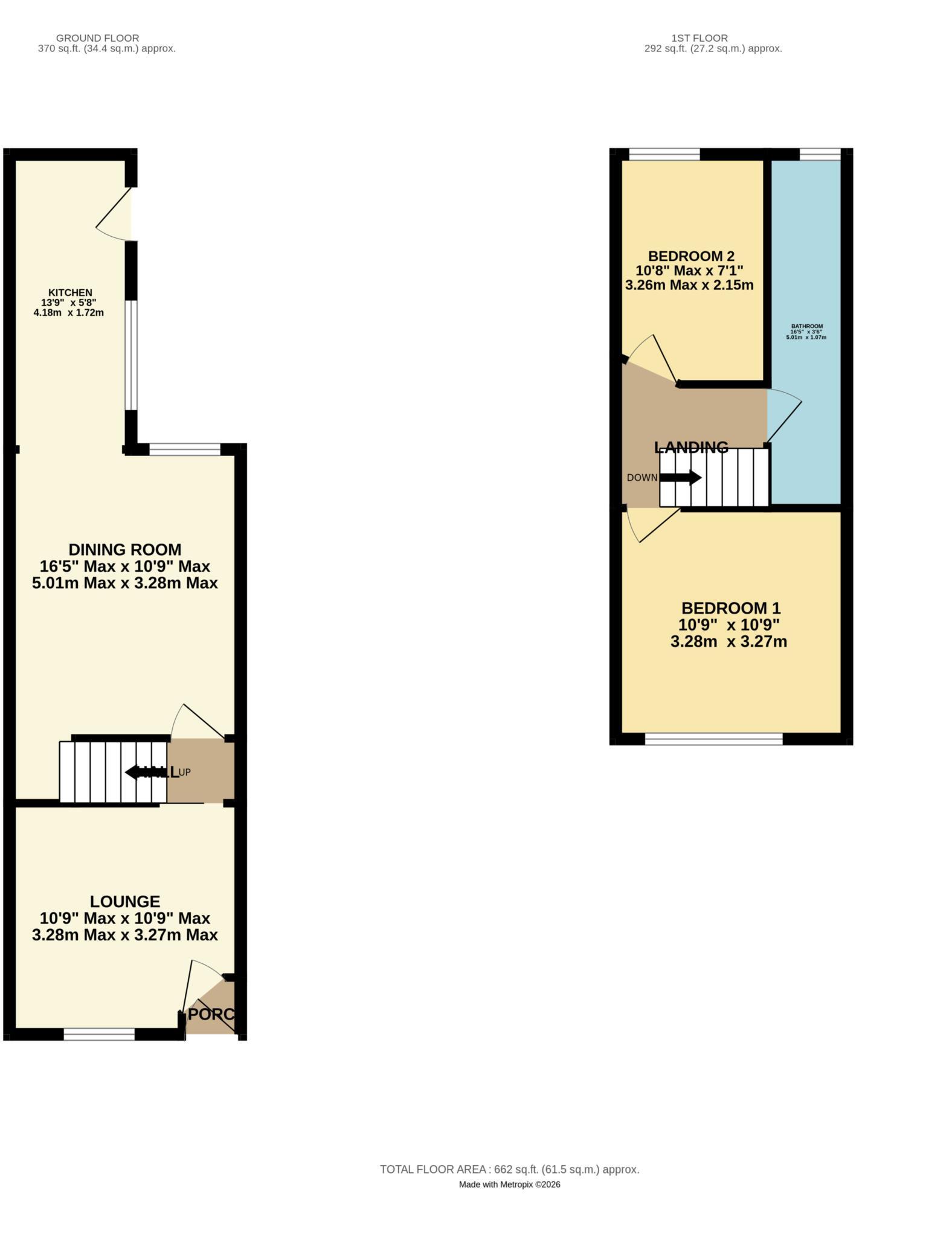 Lyceum Ave, Blackpool, FY3 9DS floorplan
