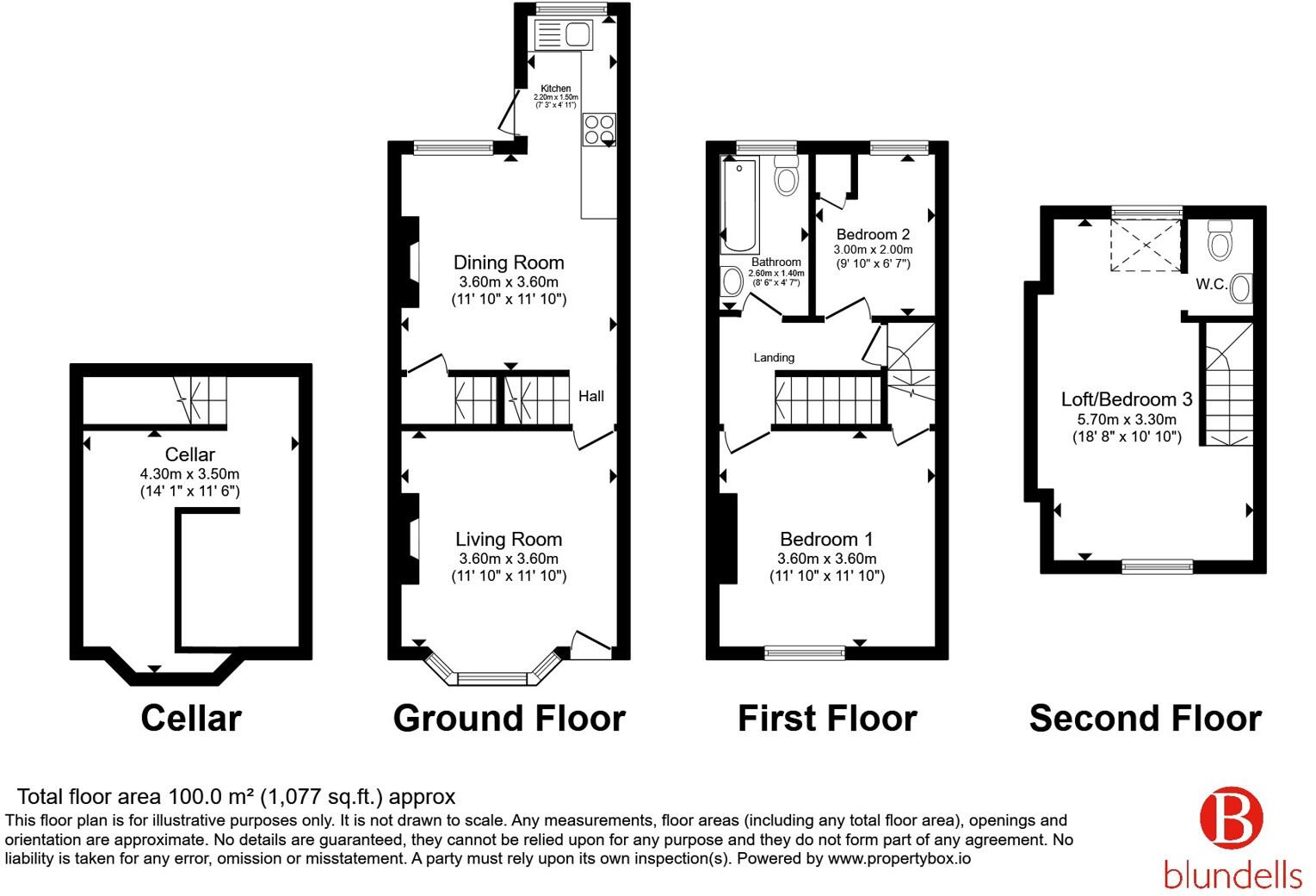 Shirley Road, SHEFFIELD, South Yorkshire, S3 floorplan