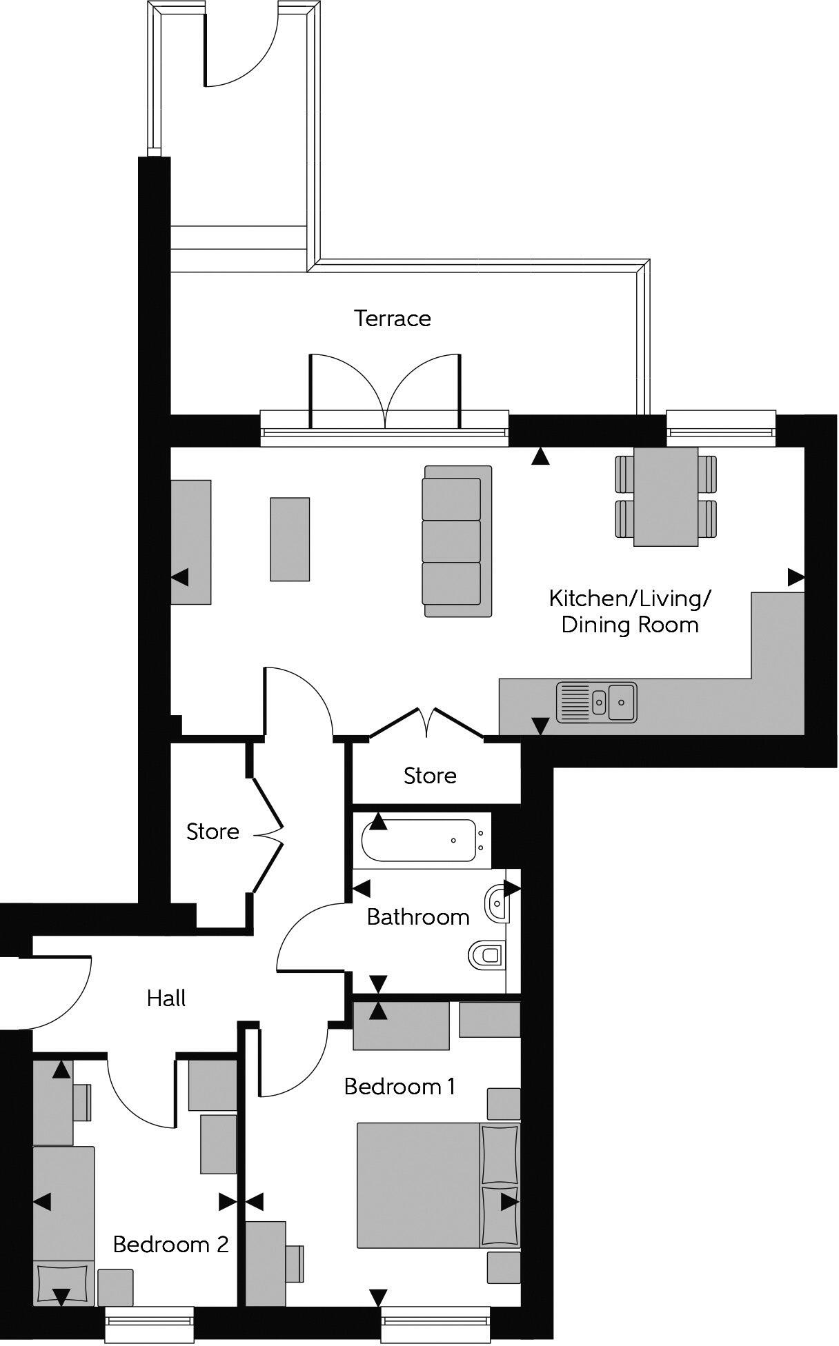 Harbour Village
Off College Road, Northfleet, 
DA11 9DQ floorplan