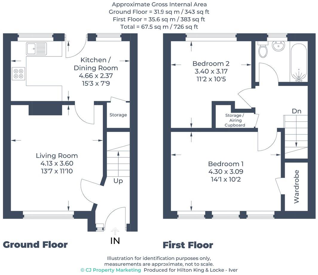 Trelawney Avenue, Slough, SL3 floorplan