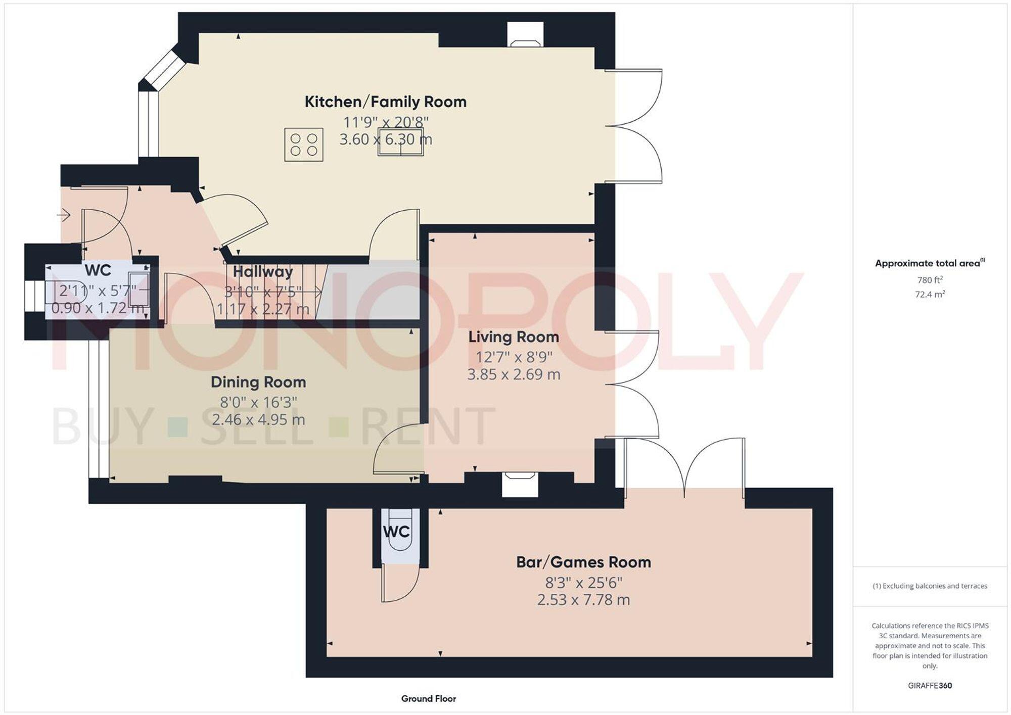 Cartmel Close, Wrexham, LL13 floorplan