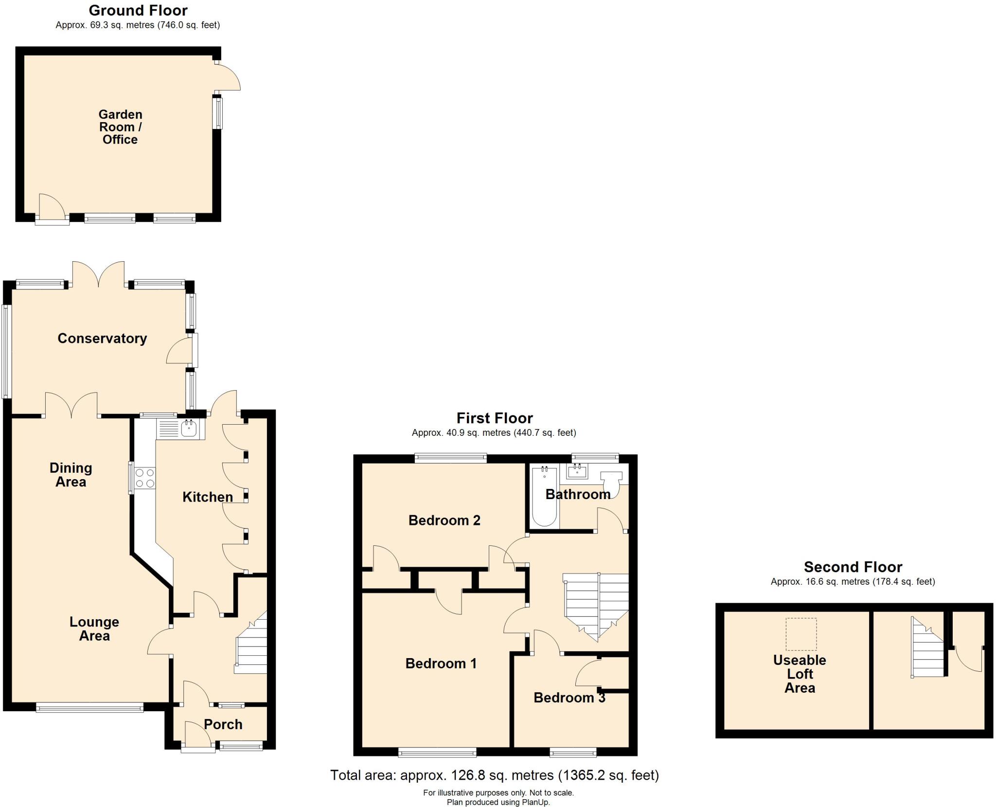 Oakapple Road, Southwick floorplan