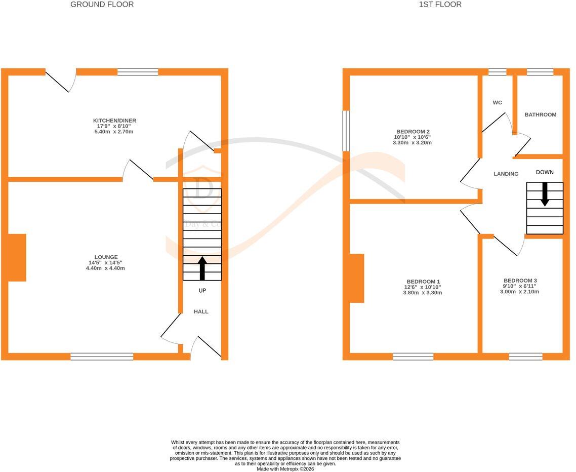 West Bank Rise, Keighley, BD22 floorplan