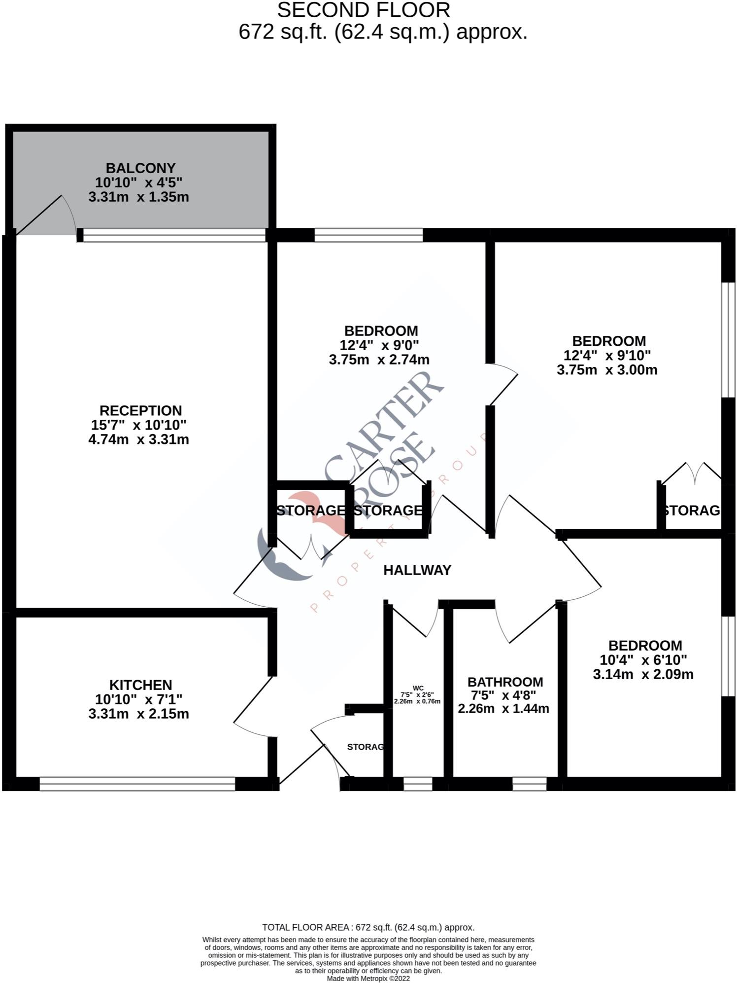 Thornton Gardens, London, SW12 floorplan