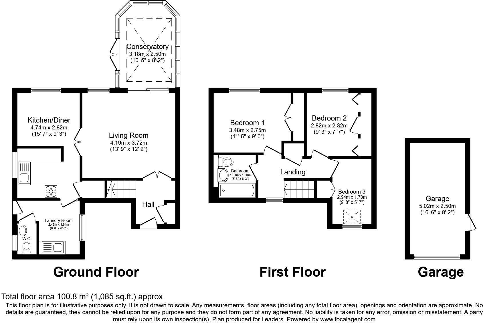 Kaye Don Way, Weybridge, Surrey, KT13 floorplan